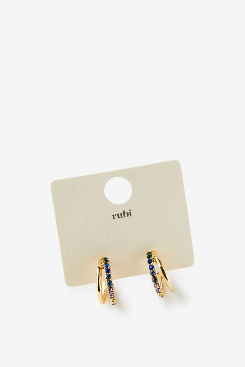 Rubi Mid Hoop Earring